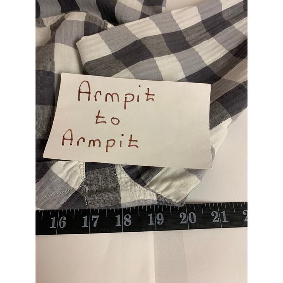 Denim & Supply Ralph Lauren RL Boyfriend Plaid Womens Sz S Buffalo Button-up - Picture 6 of 7